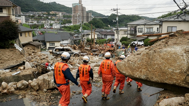 Japonya'da sel ve toprak kaymalarında ölü sayısı 134'e çıktı